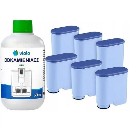 1x 500 ml Odkamieniacz Expres do Philips 6x Filtr