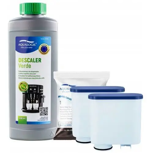 2x Filtr do Ekspresu Saeco AL-Clean Odkamieniacz Verde 500ml