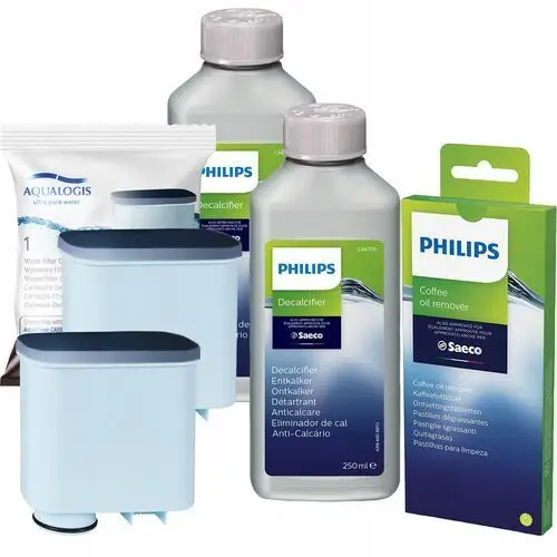 2x Filtr do Saeco Philips Latte Go 3100 5400 4300 2x Odkamieniacz Tabletki