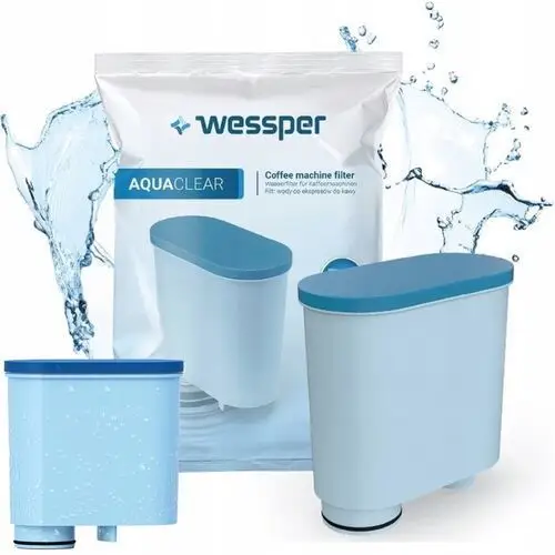 2x Filtr Wessper AquaClear do ekspresu Philips Latte Go Saeco AquaClean