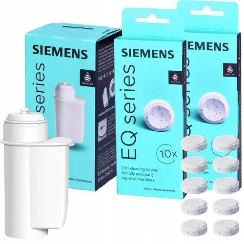 2x Tabletki Filtr do ekspresu Siemens EQ6 Plus S500 S700 S100 TE651209RW