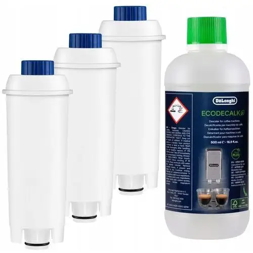 3 Filtr do ekspresu Delonghi Dinamica Odkamieniacz Ecodecalk 500ml