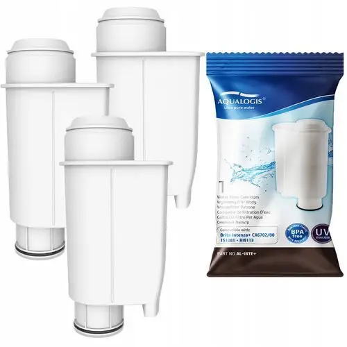 3x Filtr Al-inte+ Aqualogis do ekspresu Saeco Brita Intenza+ CA6702/00