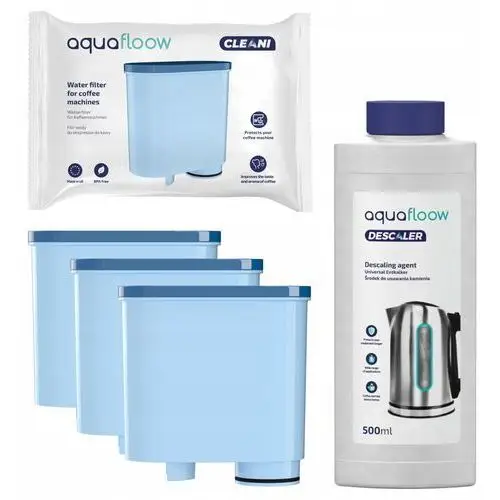 3x filtr AquaFloow do Saeco Philips LatteGo odkamieniacz do ekspresu 0,5l