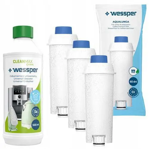 3x filtr do ekspresu Delonghi naturalny odkamieniacz do ekspresu 0,5l