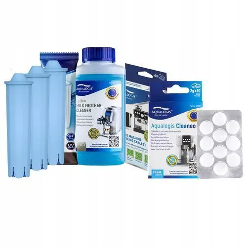 3x Filtr Do Ekspresu Jura AL-Blue Odkamieniacz Płyn 250ml Tabletki