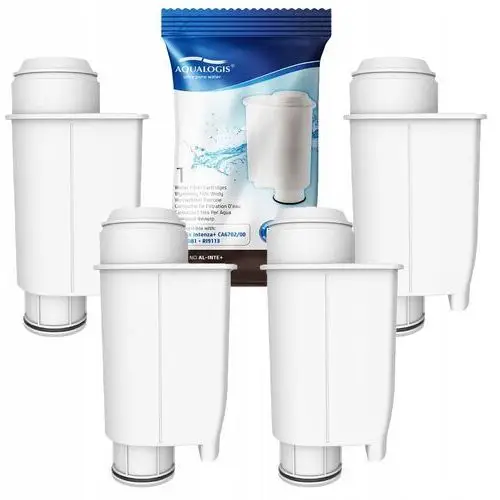 4x Filtr Al-inte+ Aqualogis do ekspresu Saeco Brita Intenza+ CA6702/00