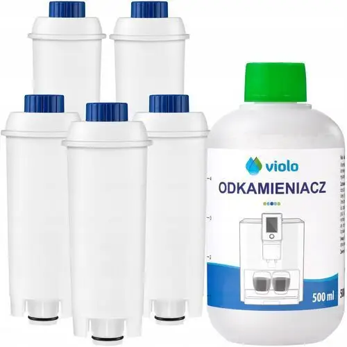 5 Filtr do ekspresu Delonghi Dinamica Odkamieniacz 500 ml Filtry Violo