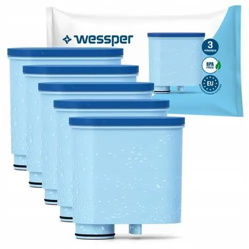 5x Filtr wody Wessper AquaClear do ekspresu Philips Saeco system AquaClean