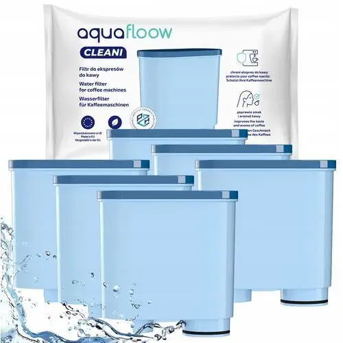 6x filtr AquaFloow do ekspresów Saeco Philips Latte Go AquaClean zamiennik