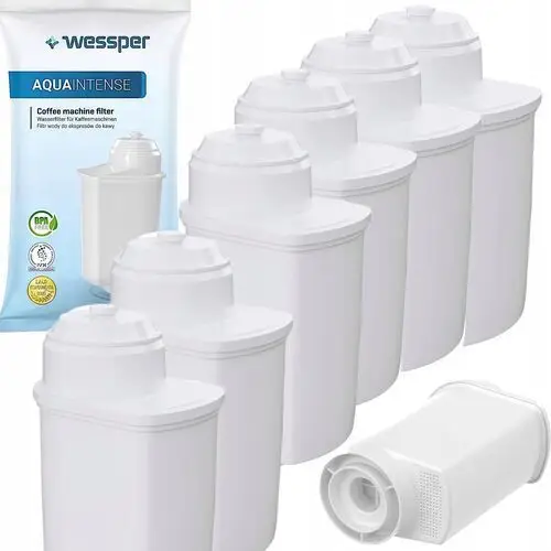 6x Filtr Wessper AquaIntense do Ekspresu Neff Bosch Siemens EQ3 5 6 7 8 EQ9