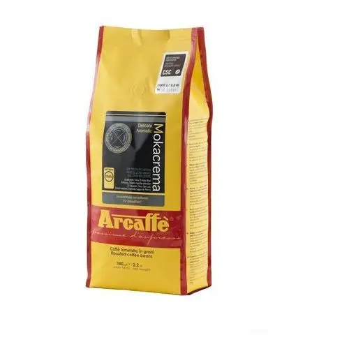 Arcaffe Mokacrema - kawa ziarnista 1 kg Nowe Opakowanie 2