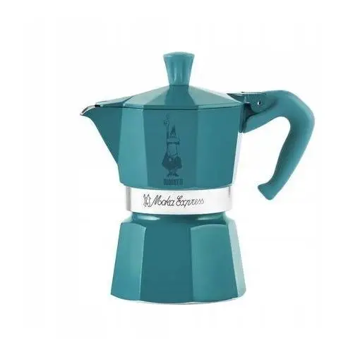 Bialetti Moka Express Winter Wonderland 3tz Turkusowa