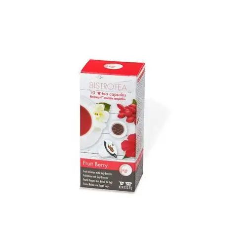 Kapsułki z organiczną herbatą do nespresso® bistro tea fruit berry, 10 szt. Bistrotea