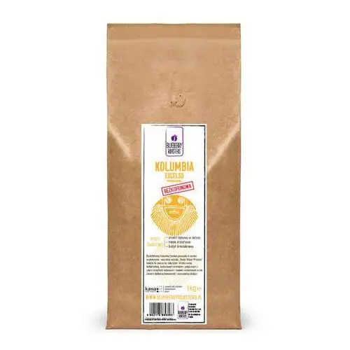 Kawa mielona Bezkofeinowa Kolumbia Excelso 1 kg