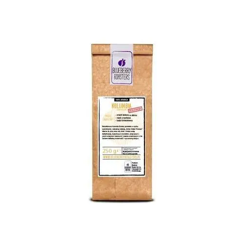 Kawa mielona bezkofeinowa kolumbia excelso 250g Blueberry roasters 2