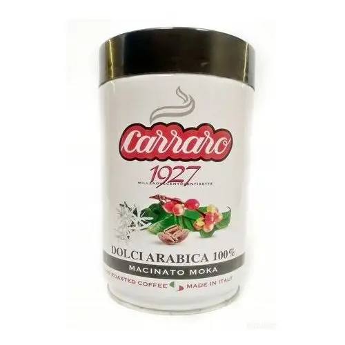 Carraro Dolci 100% Arabica - kawa mielona 250g puszka 2