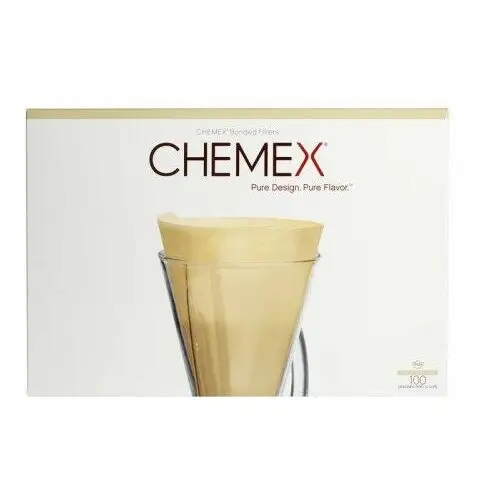 Filtry papierowe brązowe, okrągłe 3 filiżanki Chemex