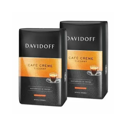 Kawa ziarnista cafe creme arabica 2 x 0.5 kg Davidoff
