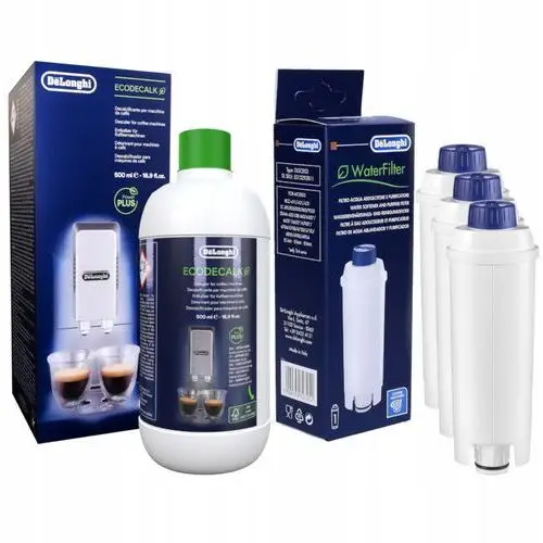 DeLonghi 3X Filtr Dls C002 Odkamieniacz 500ml