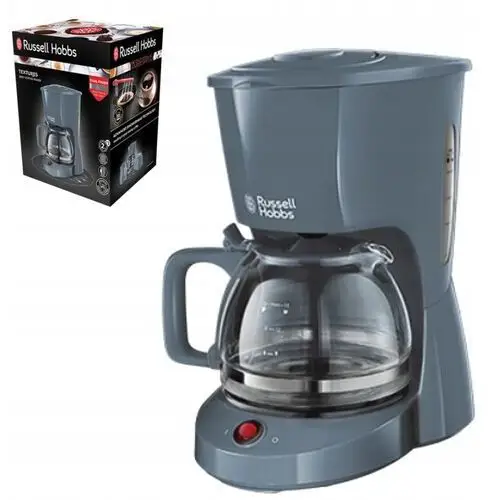 Ekspres Do Kawy Russel Hobbs Szary Matowy Przelewowy 1.25L Wymienny Filtr