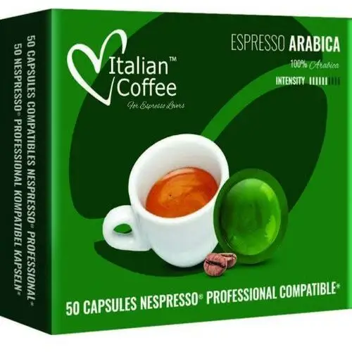 Espresso Arabica kapsułki kompatybilne z systemem NESPRESSO PROFESSIONAL - 50 kapsułek 5