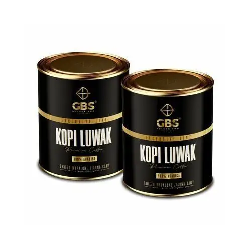 Golden bow solutions Kawa ziarnista exclusive line kopi luwak arabica 2 x 0.2 x 1 kg