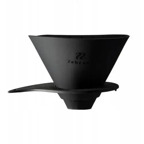 Hario Składany Drip Silikonowy Czarny Zebrang V60-02 Flat Dripper