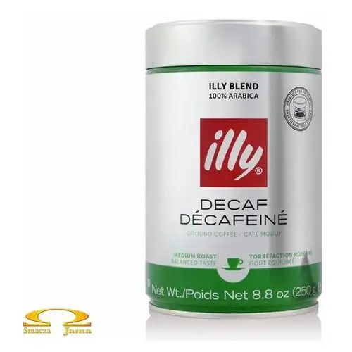 Kawa Illy espresso bezkofeinowa mielona 250g 2
