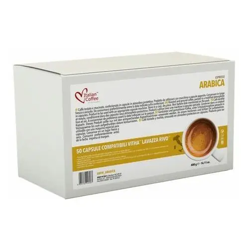 Italian Coffee Arabica - 50 kapsułek kompatybilnych z Lavazza Firma