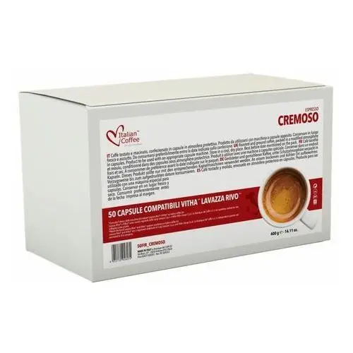 Italian Coffee Cremoso - 50 kapsułek kompatybilnych z Lavazza Firma