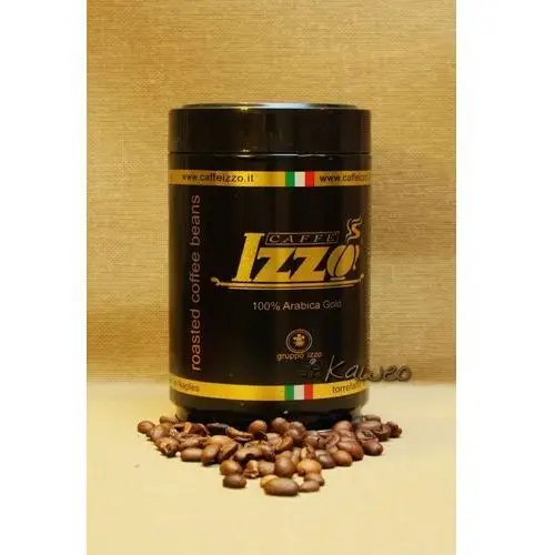 KAWA WŁOSKA IZZO CAFFE 100% Arabica Gold 250g ziarnista 3