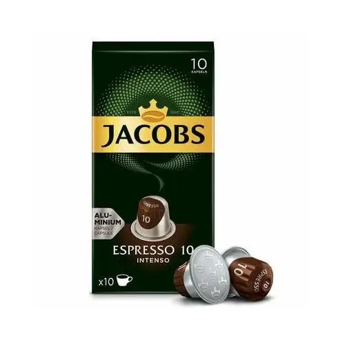 Kapsułki espresso intenso 10 (do systemu nespresso original) Jacobs