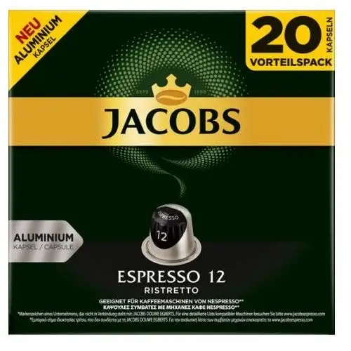 Kapsułki Jacobs Espresso Ristretto 20 szt