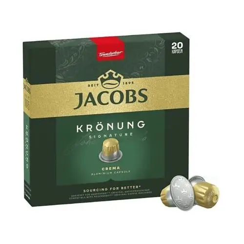 Kapsułki kronung signature crema 20 szt. Jacobs