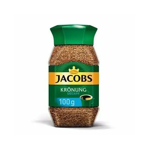 Jacobs Kawa rozpuszczalna kronung decaff bezkofeinowa 100 g