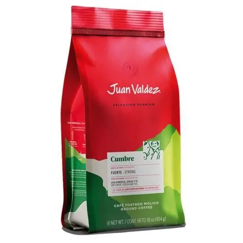 Juan Valdez Cumbre Premium - legendarna kawa ziarnista 454g 100% Arabica Nowe opakowanie, 813