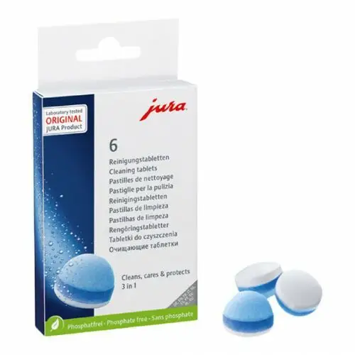 3- fazowe tabletki czyszczące , 6 szt. Jura