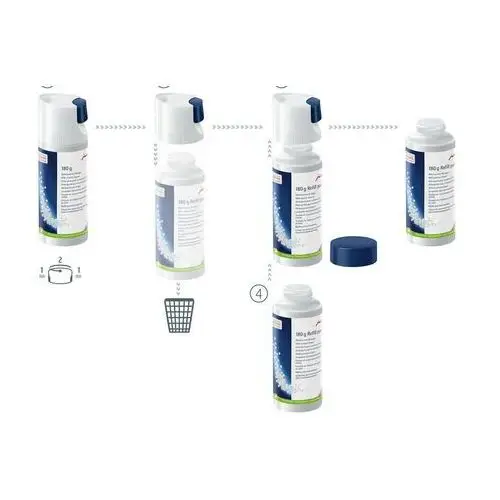 Tabletki do czyszczenia systemu mlecznego JURA (butelka wielokrotnego użytku), 180 g