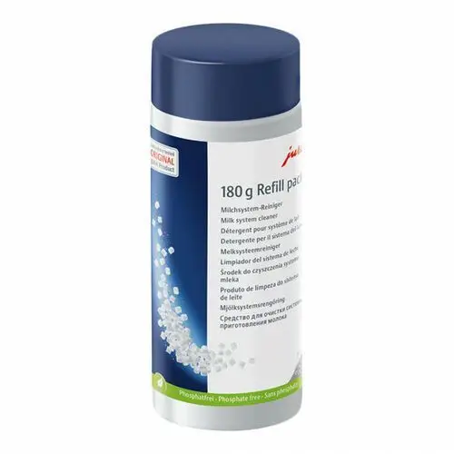 Tabletki do czyszczenia systemu mlecznego JURA (butelka wielokrotnego użytku), 180 g