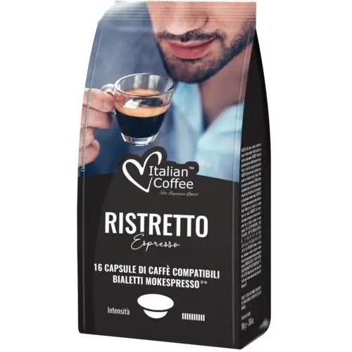 Italian Coffee RISTRETTO kapsułki do BIALETTI Mokespresso - 16 kapsułek