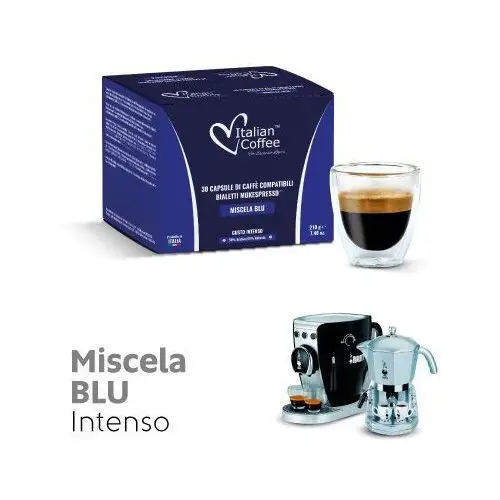 Miscela blu intenso caffÈ d'italia - 30 kapsułek Kapsułki do bialetti 2