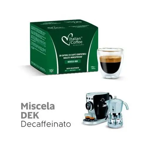 Kapsułki do bialetti Miscela dek decaffeinato (kawa bezkofeinowa) caffÈ d'italia – 30 kapsułek 2