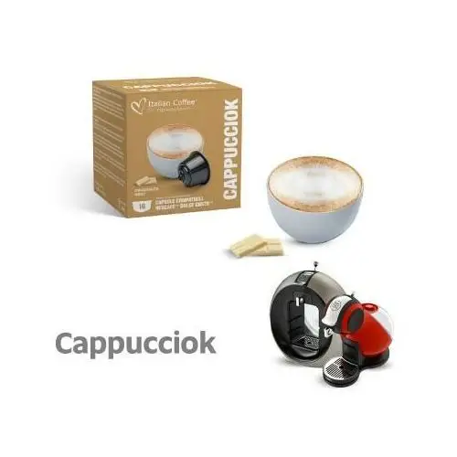 Cappucciok (Cappuccino al CIOCCOLATO BIANCO) Italian Coffee kapsułki do Dolce Gusto - 16 kapsułek 2