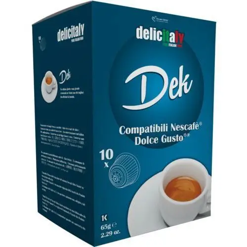 Delicitaly dek (kawa bezkofeinowa) - 10 kapsułek Kapsułki do dolce gusto 2