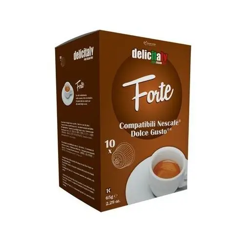 Forte delicitaly - 10 kapsułek Kapsułki do dolce gusto