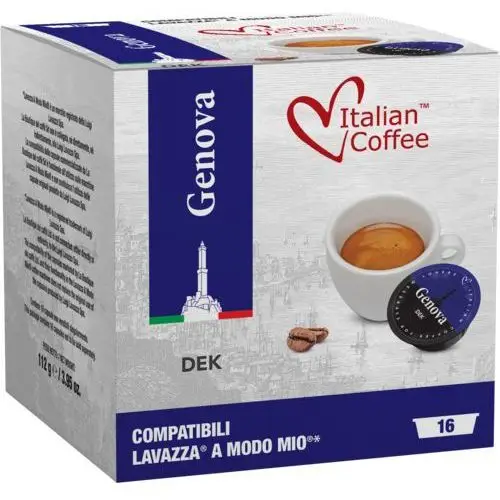 Kapsułki do lavazza a modo mio Genova decaffeinato (kawa bezkofeinowa) - 16 kapsułek 4