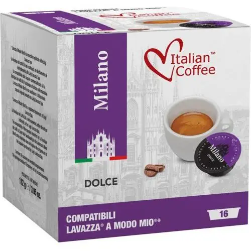 Kapsułki do lavazza a modo mio Milano dolce - 16 kapsułek