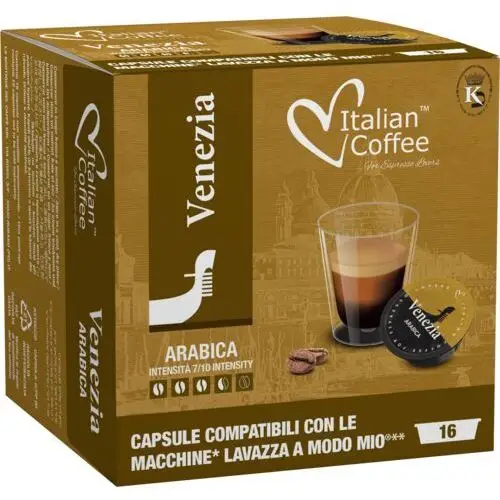 Kapsułki do lavazza a modo mio Venezia 100% arabica - 16 kapsułek