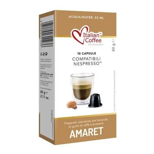 Amaretto - 10 kapsułek Kapsułki do nespresso